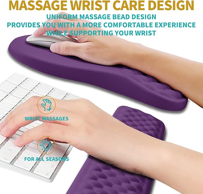 Hokafenle 2 in 1 Ergonomic Mouse Pad Wrist Support & Wrist Rest - Image 4