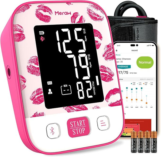 Meraw Blood Pressure Monitor Home Use, Blood Pressure Cuff Digital Arm by Meraw