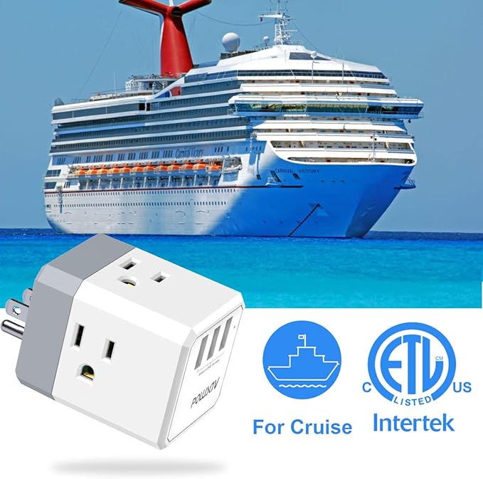 3-Outlet USB Wall Charger and Extender - Image 6
