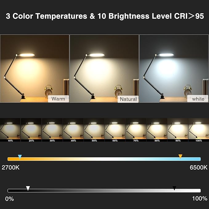 2 Packs Video Conference Light for Computer, 15W LitONES Desk Light for Zoom - Image 8