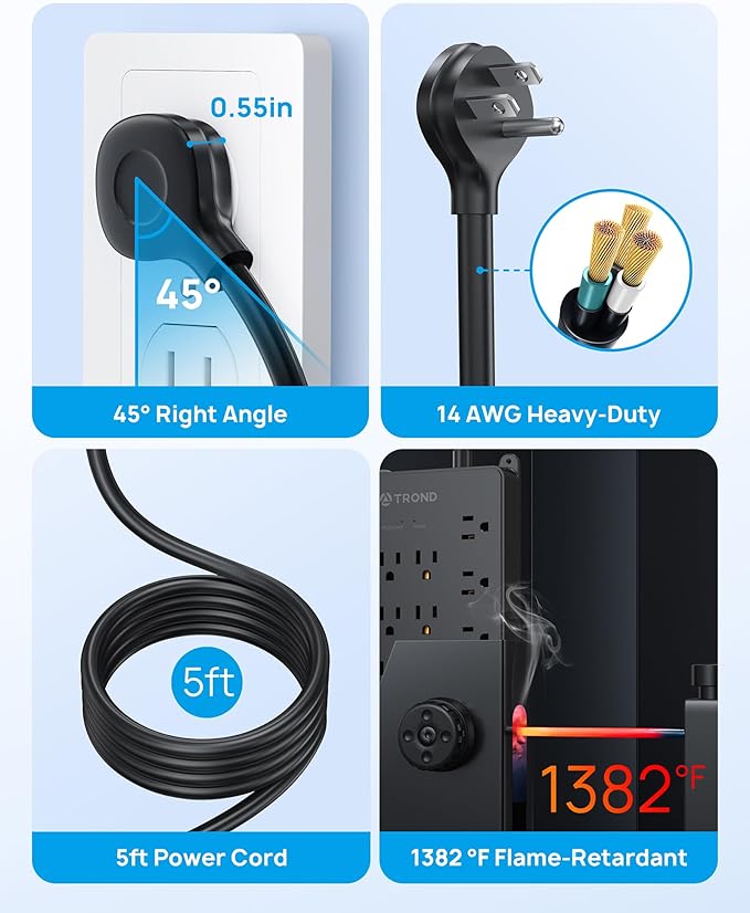 TROND Surge Protector Power Strip - Image 7