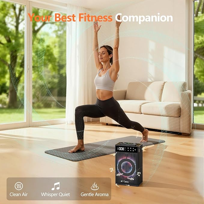 CleanForce Rainbow Cube | World’s First 4-in-1 Space-saving Air Purifier - Image 3