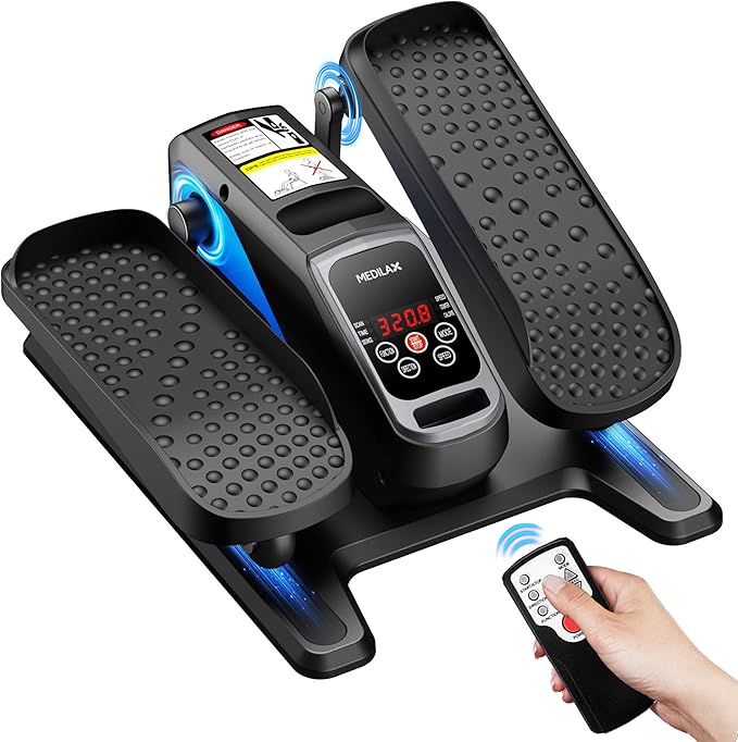 Under Desk Elliptical Machine, Ellipse Leg Exerciser Electric by HOME