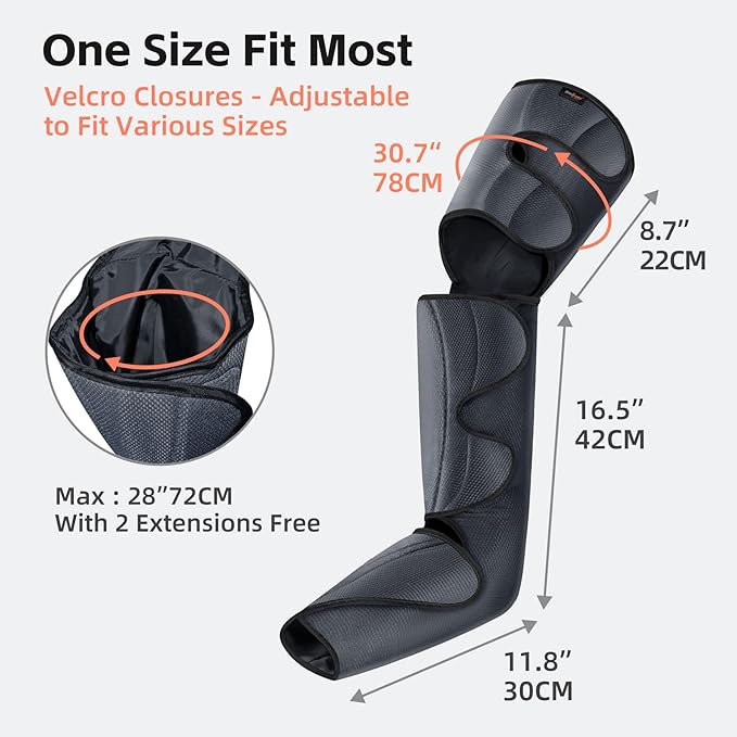 SHINE WELL Leg Compression Massager, Air Compression Massager - Image 7