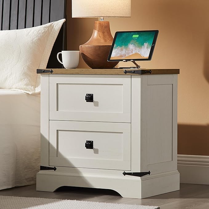 T4TREAM 24" Farmhouse Nightstand - Image 2