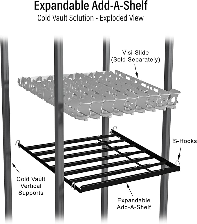 Display Technologies Cold Vault Expandable Add-A-Shelf - Image 4