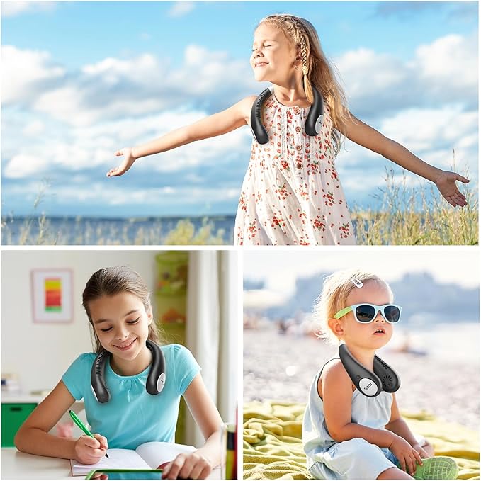 Kids Neck Fan, Portable Bladeless Fans - Image 7