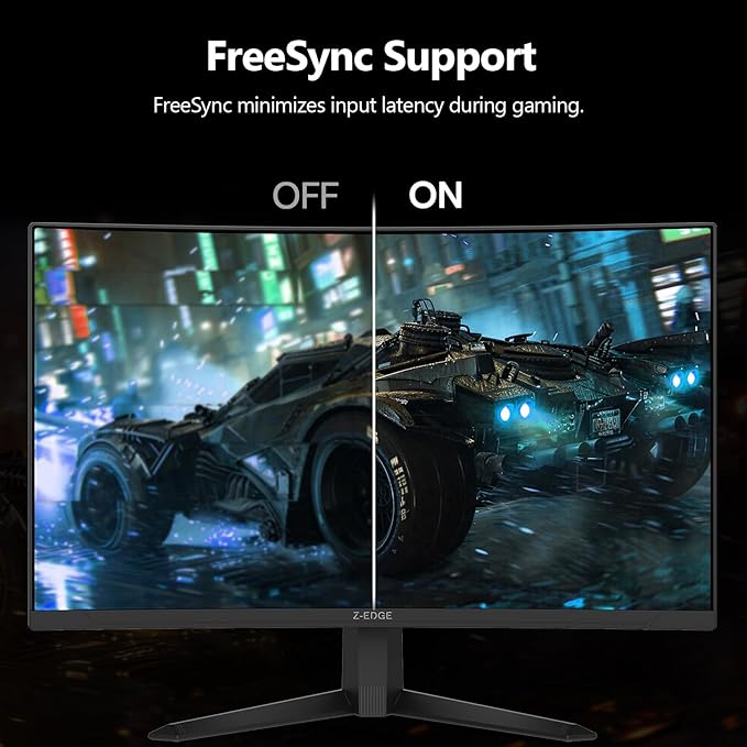 Z-Edge 27 inch Curved Gaming Monitor, FHD 1080P 300Hz 280Hz 240Hz Curved - Image 6