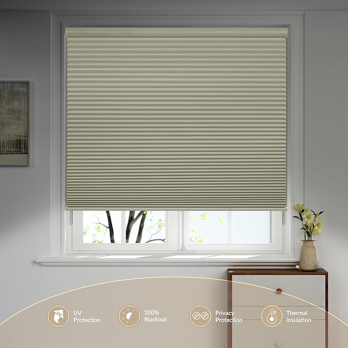 Boolegon Motorized Blinds with Remote, 100% Blackout Smart Blinds, Automatic - Image 2
