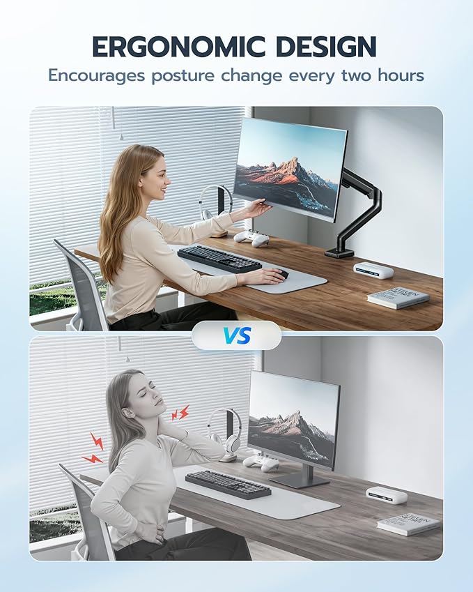 ARES WING Heavy Duty Single Monitor Arm - Image 7