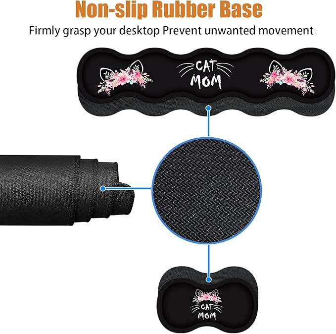 4 in 1 Ergonomic Keyboard Wrist Rest & Mouse Pad Wrist Rest Set, Large XXL - Image 4