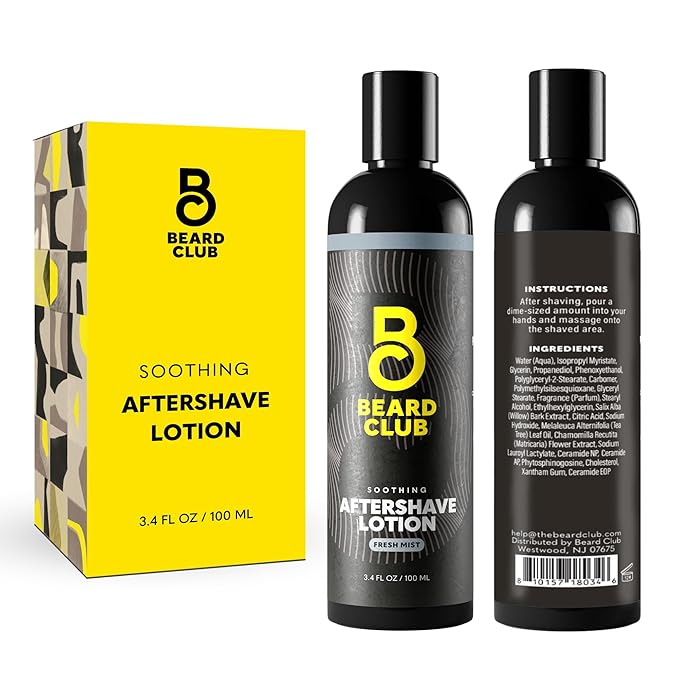 The Beard Club Aftershave for Men – Soothing After Shave Lotion for Men by TheBeardClub