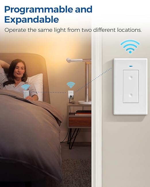 Remote Control Outlet Plug, WILAWELS Wireless Light Switch, On Off Remote - Image 3