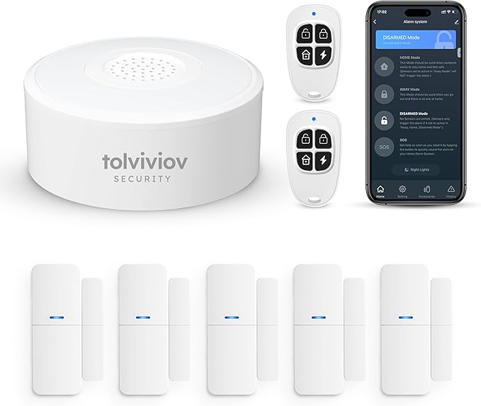 WiFi Door Alarm System, Wireless DIY Smart Home Security System, by tolviviovDirect
