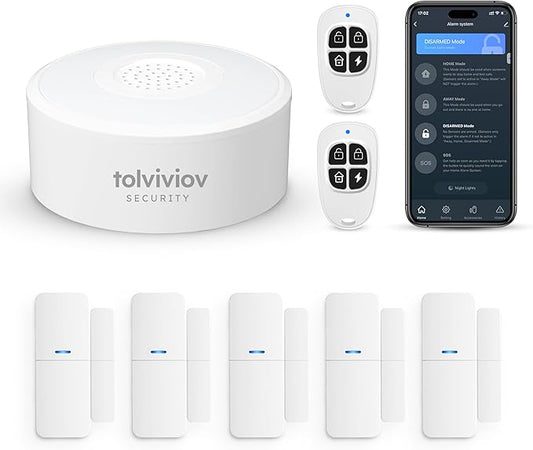 WiFi Door Alarm System, Wireless DIY Smart Home Security System, by tolviviovDirect
