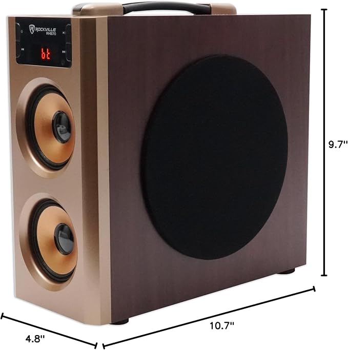 Rockville RHB70 Home Theater Compact Powered Speaker System, 2.1 Channel - Image 9