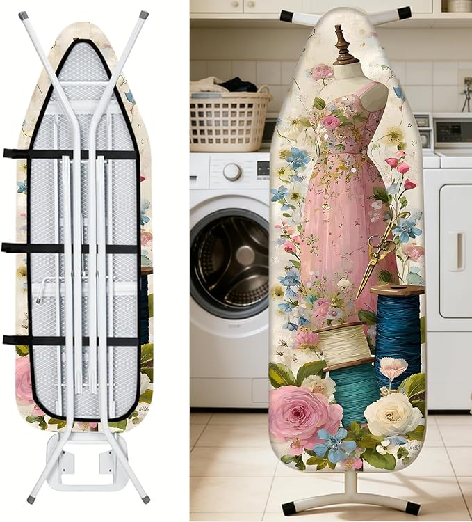 Nuxovilar Ironing Board Cover Needle Cotton 15x54 Inches | Ironing Board Cover - Image 6
