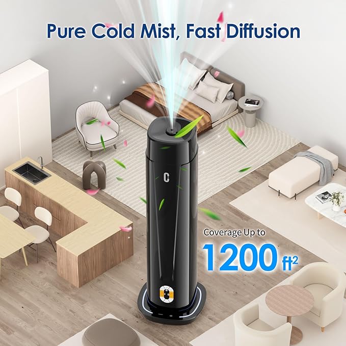 Waterless Scent Diffuser – 1200 Sq Ft Coverage, Essential Oil Diffuser - Image 3