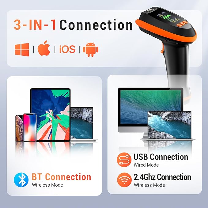 Tera Barcode Scanner Wireless 2D - Image 6