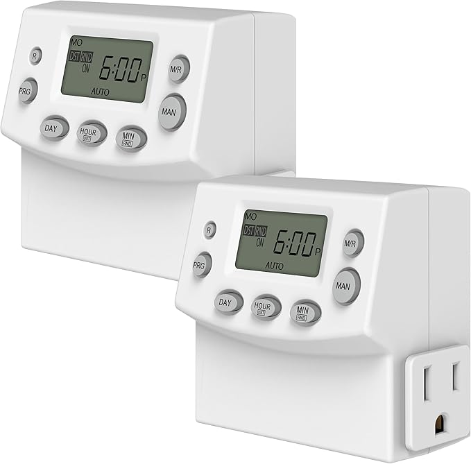 TG Heavy Duty Programmable Plug-in Digital Timer by TG