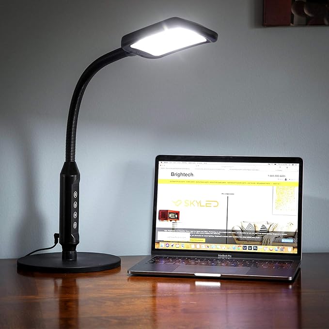 Brightech Litespan 2-in-1 LED Floor & Desk Lamp, Adjustable Height, Esthetician - Image 7