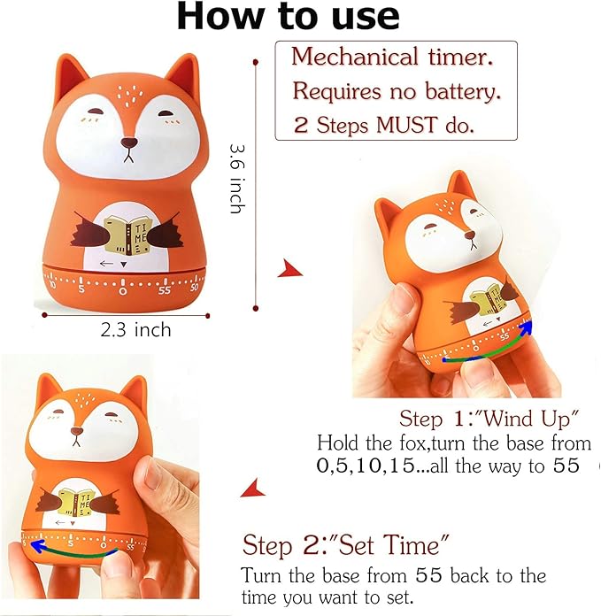 NUOSWEK Mechanical Kitchen Timer - Image 2