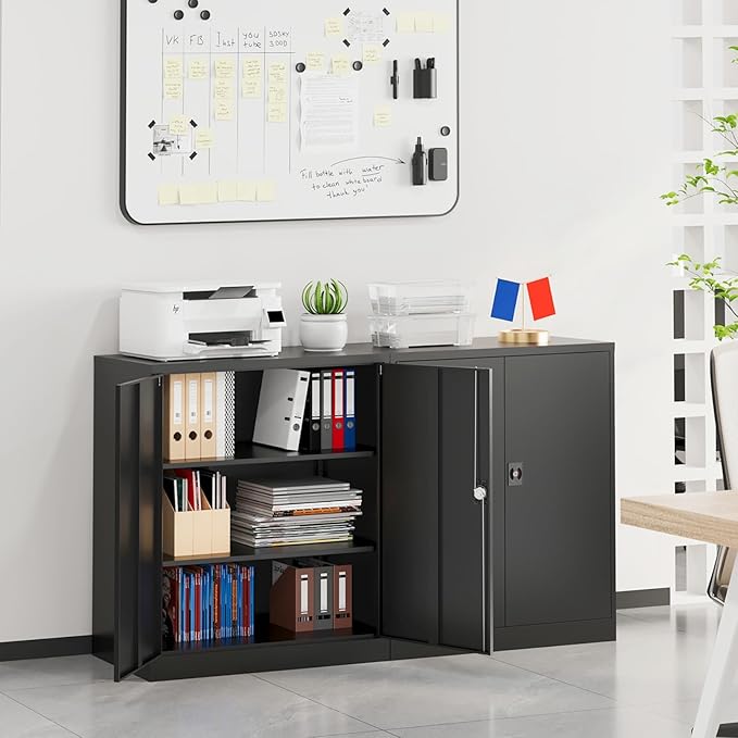 SISESOL Small Metal Storage Cabinet - Image 7