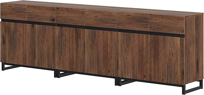 Wampat Modern TV Stand for 100 inch TVs, 3 in 1 Entertainment Center Console - Image 9