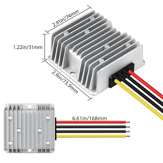 LeMotech DC 12v to 24v Converter 10A 240W Step Up Converter Voltage Reducer - Image 8