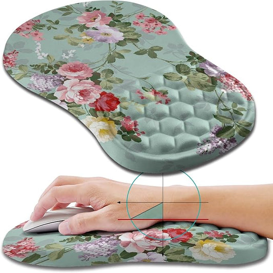 Hokafenle Ergonomic Mouse Pad Wrist Support, Wrist Rest Mousepad by Hokafenle