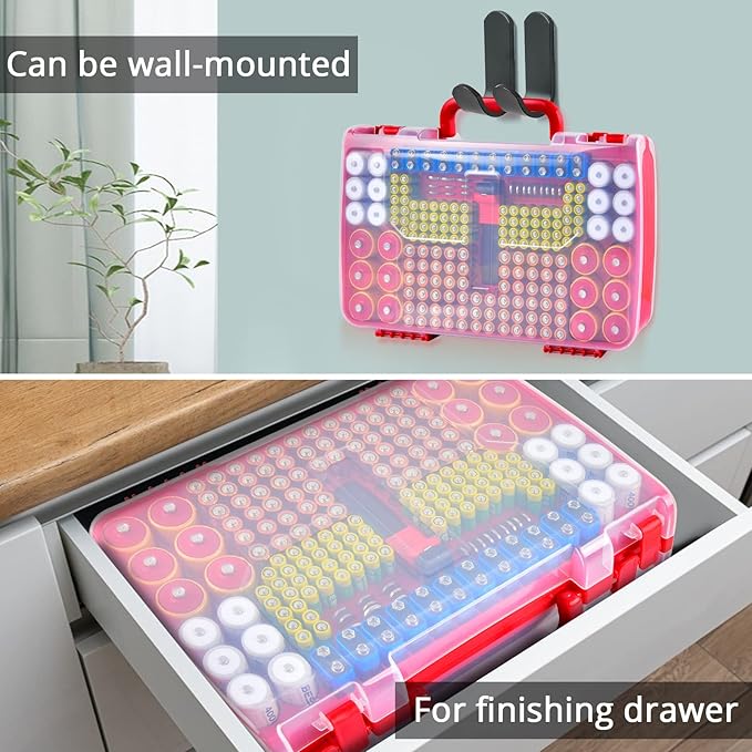 Aptbyte Battery Organizer Storage Holder Box Case - Image 7