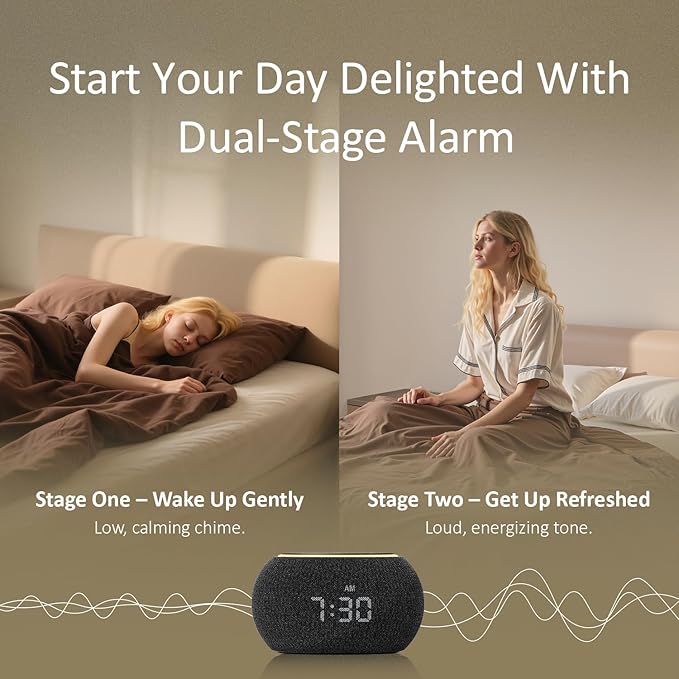 Hotmoon Alarm Clock with Sound Machine - Image 3