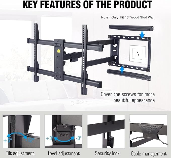 FORGING MOUNT Long Arm TV Mount - Image 9