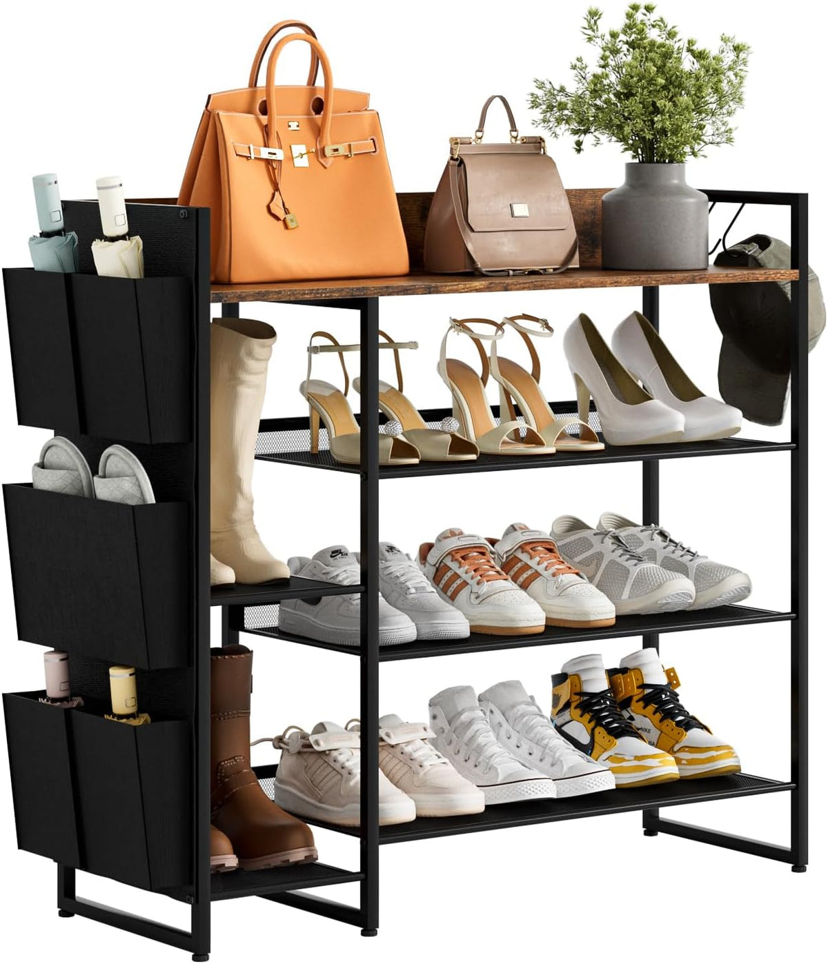 shoe racks bench,shoe organizer with bench for closet, main product view