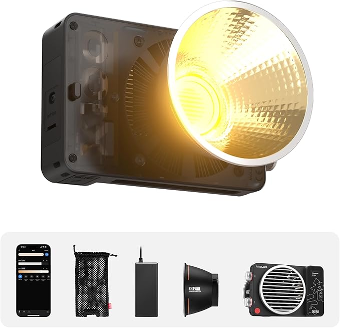 ZHIYUN MOLUS X100 Bi-Color Standard 100W Video Light V2 Upgraded Version by ZHIYUN
