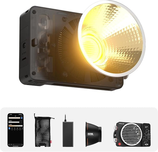 ZHIYUN MOLUS X100 Bi-Color Standard 100W Video Light V2 Upgraded Version by ZHIYUN