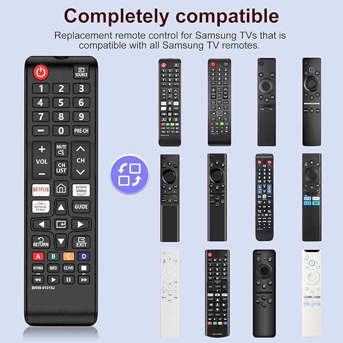 Replacement Remote for Samsung Smart TVs, Universal Control Compatible - Image 6