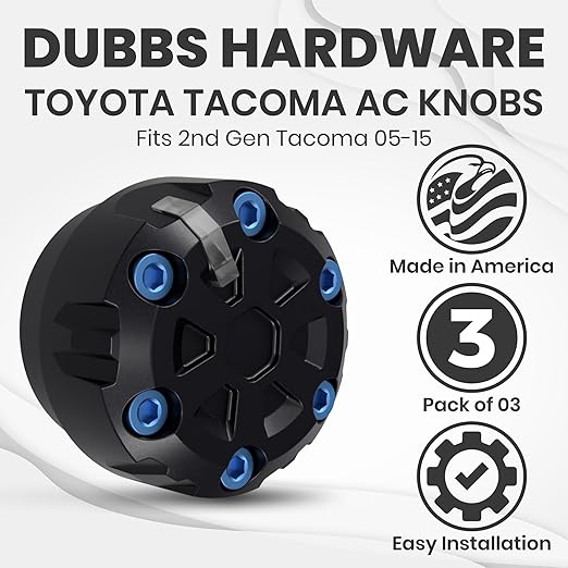 2nd Gen Tacoma Accessories AC Knob Upgrade - Image 3