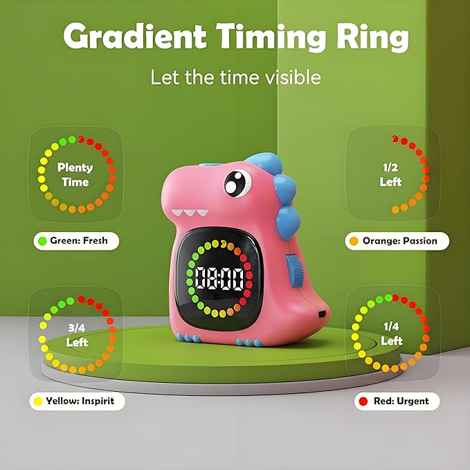 Doli Yearning Visual Timer for Kids, 99 Minute Digital Cute Kids Visual Timer - Image 2