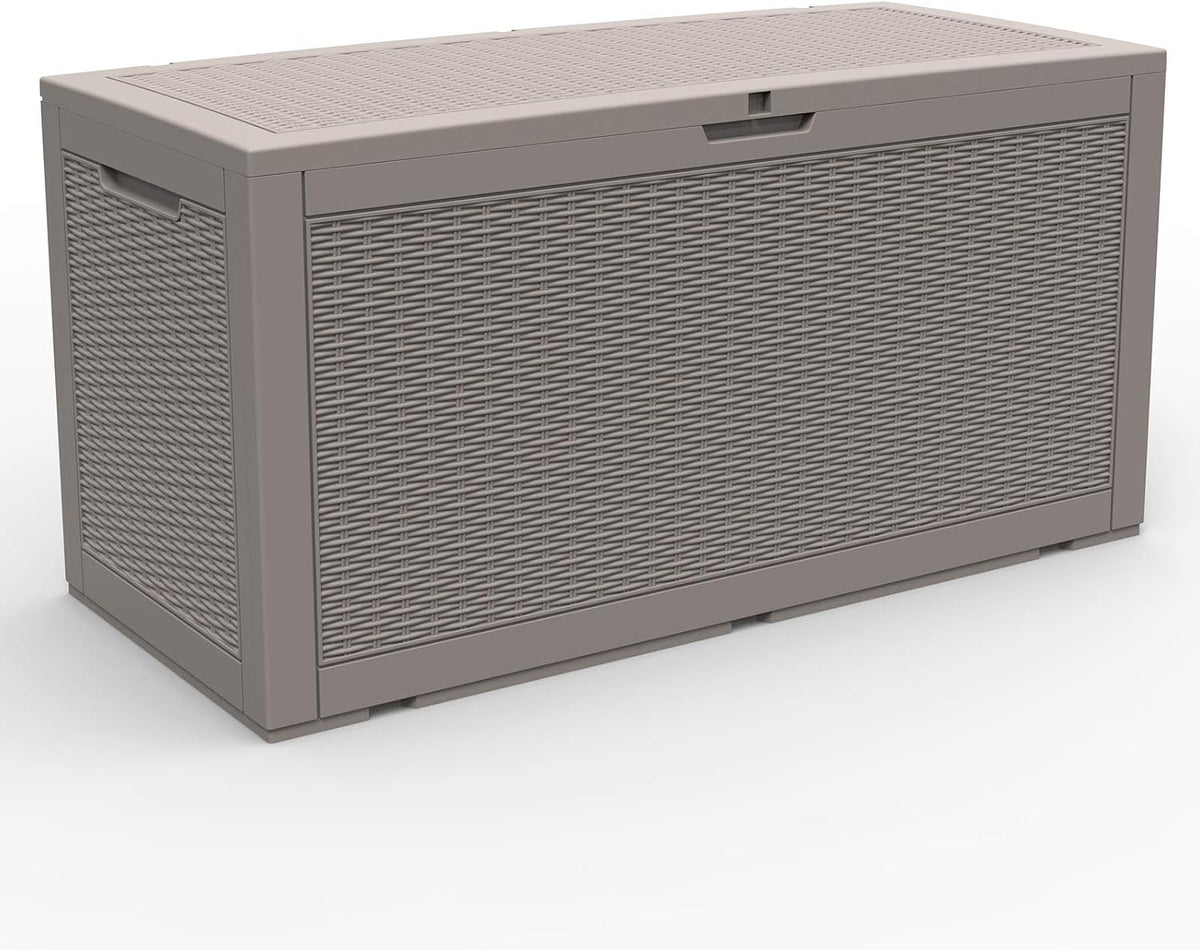 modern-depo 100 gallon deck box waterproof outdoor storage, main product view