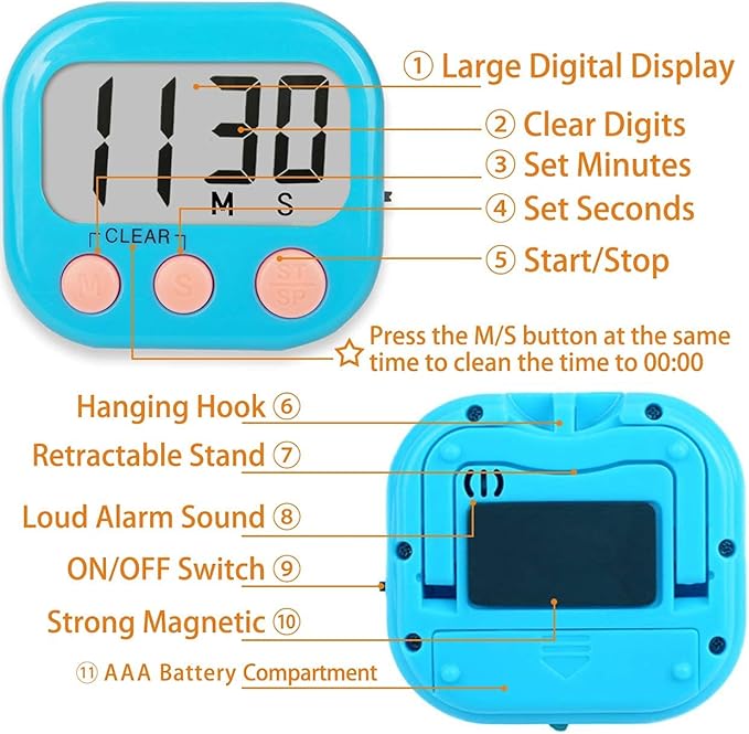 Classroom Timers for Teachers Kids Large Magnetic Digital Timer Teacher - Image 5