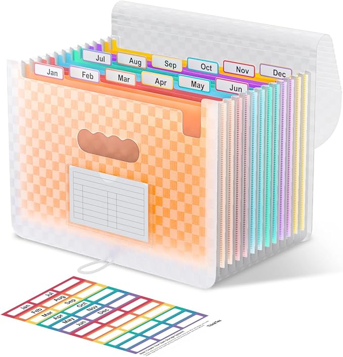 ThinkTex Accordion File Organizer, 12 by ThinkTex
