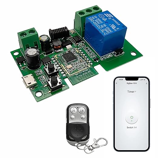 Newgoal Tuya Zigbee 1 Channel Smart Relay Module USB5V 7-32V Micro Switch by Newgoal