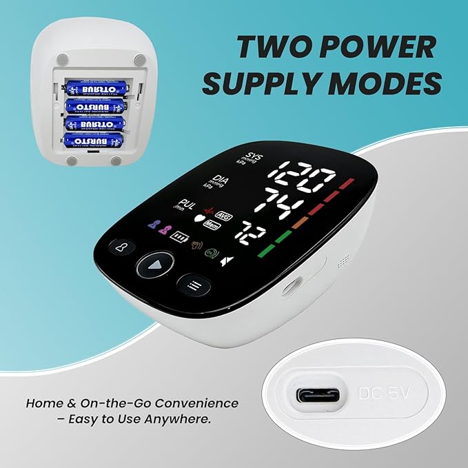 Upper Arm Electronic Blood Pressure Monitor, Blood Pressure Machine, - Image 4
