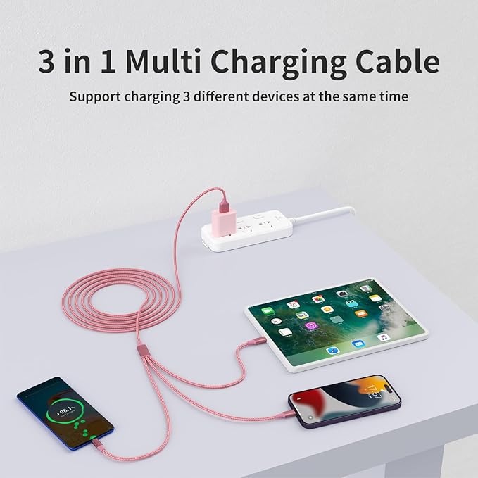 Multi Charging Cable, 3 in 1 Charging Cable - Image 7