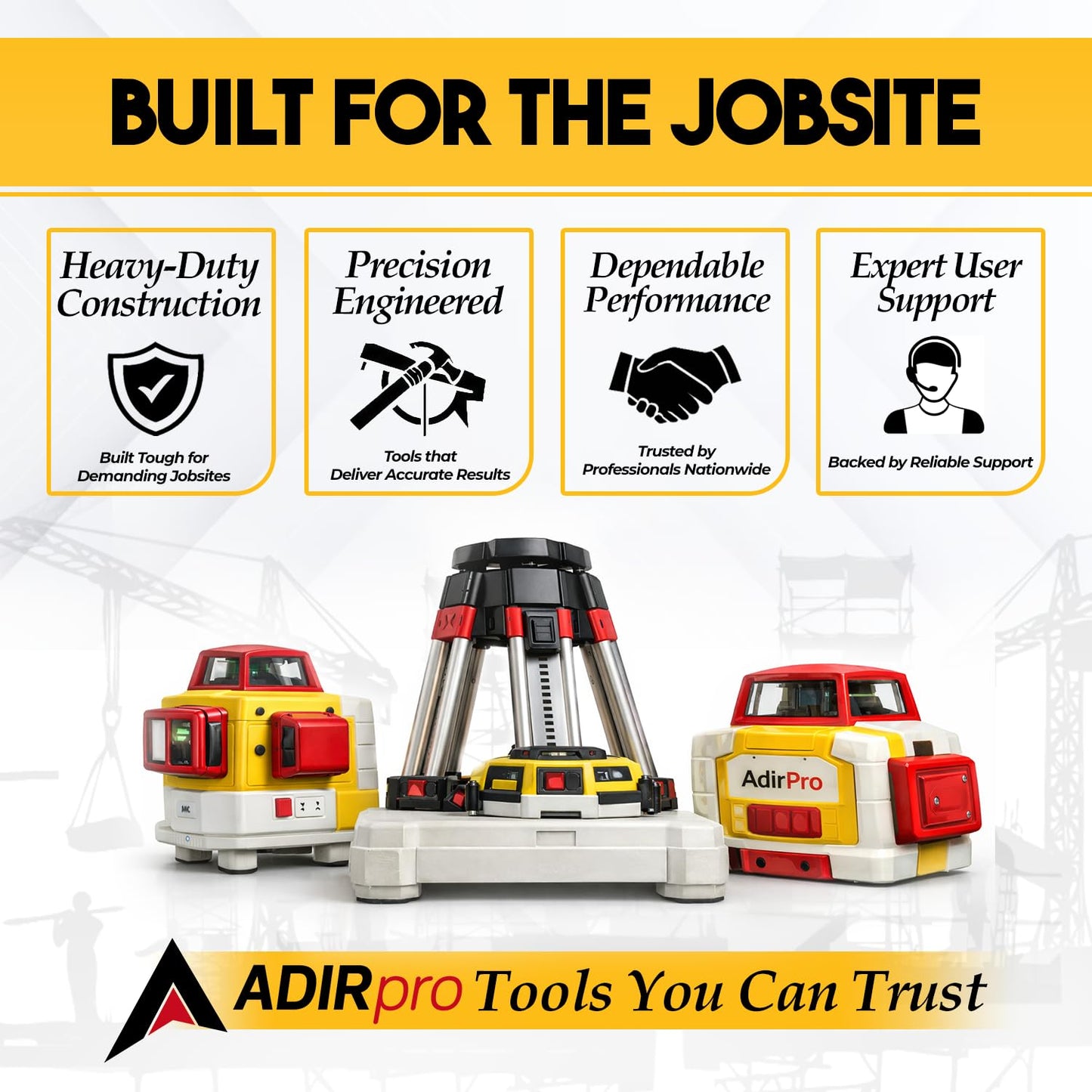 AdirPro Wire Spool Rack - Superior Strength Wire/Cable Dispenser - Conduit Display & Storage for Electrical Industrial & Retail Use (4 Rods, Grey)