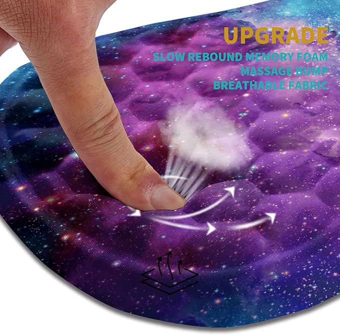 Hokafenle Ergonomic Mouse Pad Wrist Support, Wrist Rest Mousepad - Image 2