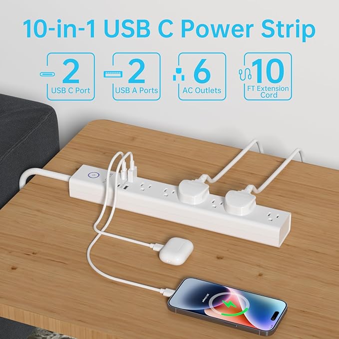 Power Strip Surge Protector - Image 2