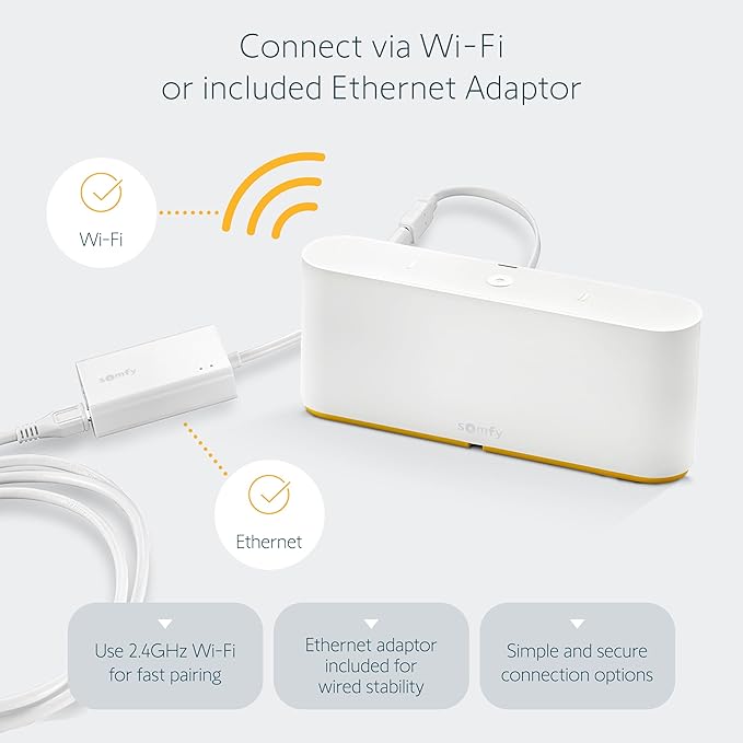 Somfy TaHoma Switch Hub for RTS Motors – App & Voice Control – Scenes & - Image 5