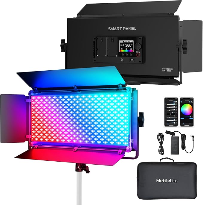 Mettlelite SPL420C RGB LED Video Light by Mettlelite